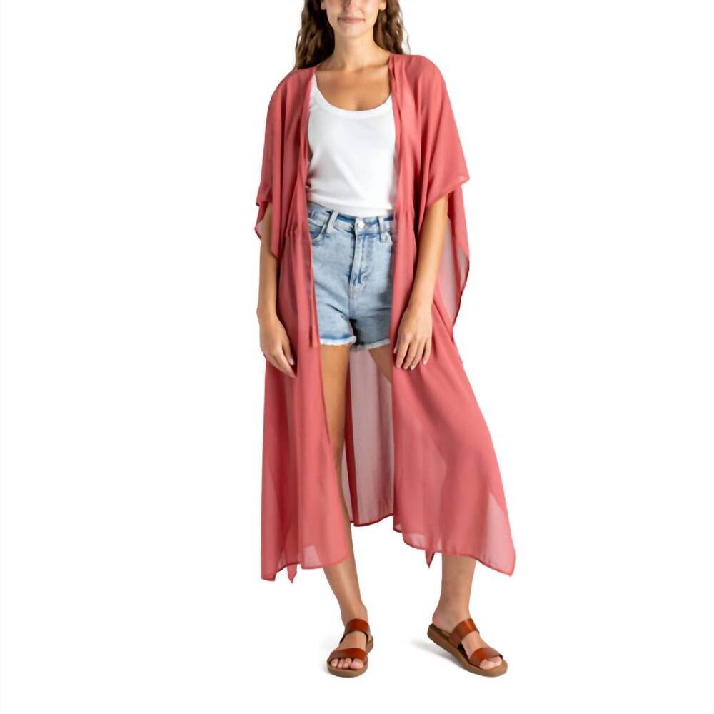 NEW ALLTHREADS women's riviera wrap in coral